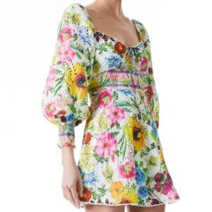 ALICE AND OLIVIA CRAWFORD SWEETHEART MINI DRESS - SIZE 2